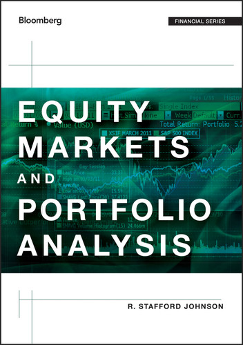 Equity Markets and Portfolio Analysis (Bloomberg Financial) book cover by R. Stafford Johnson