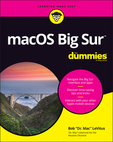 macOS Big Sur For Dummies book cover by Bob LeVitus