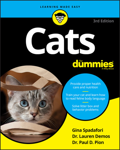 Cats For Dummies book cover by Gina Spadafori, Lauren Demos, Paul D. Pion