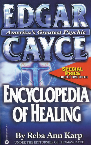 Edgar Cayce Encyclopedia of Healing book cover by Reba Ann Karp