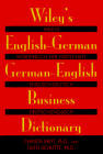 Wiley's English-German, German-English Business Dictionary book cover by Christa Britt, Lilith Schutte