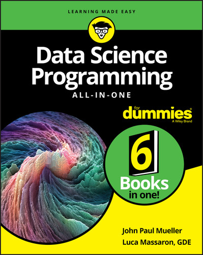 Data Science Programming All-in-One For Dummies book cover by John Paul Mueller, Luca Massaron