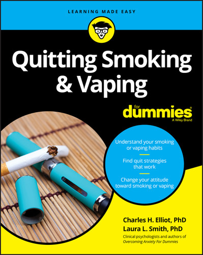 Quitting Smoking & Vaping For Dummies book cover by Charles H. Elliott, Laura L. Smith