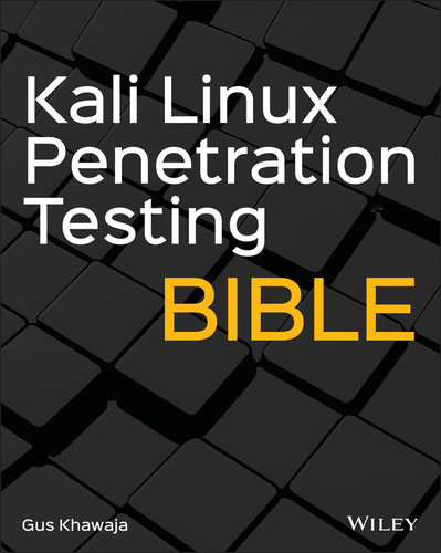 Kali Linux Penetration Testing Bible book cover by Gus Khawaja