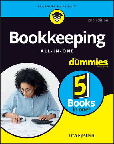 Bookkeeping All-in-One For Dummies book cover by Lita Epstein, John A. Tracy