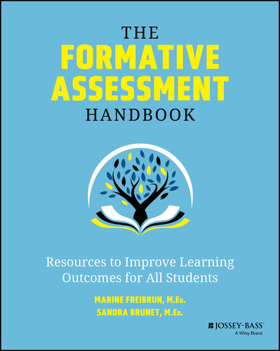 The Formative Assessment Handbook: Resources to Improve Learning Outcomes for All Students book cover by Marine Freibrun, Sandy Brunet