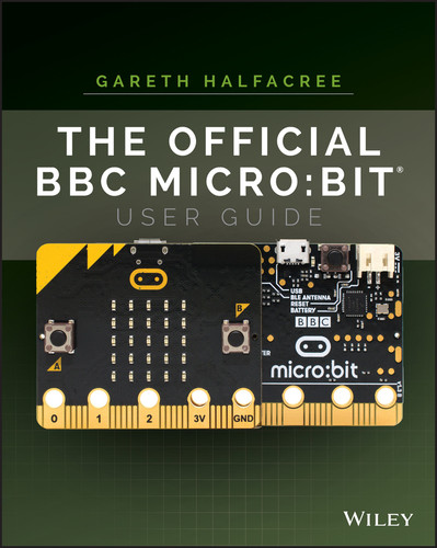 The Official BBC micro:bit User Guide book cover by Gareth Halfacree