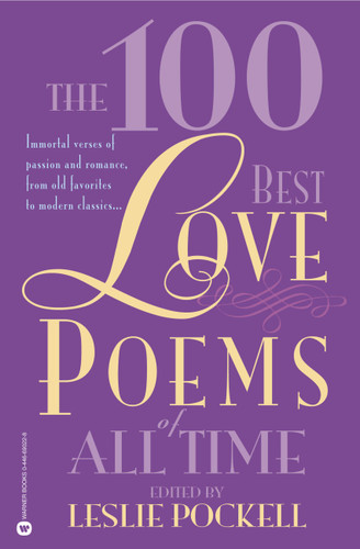 The 100 Best Love Poems of All Time book cover by Leslie Pockell