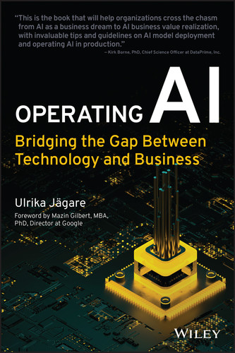 Operating AI: Bridging the Gap Between Technology and Business book cover by Ulrika Jagare