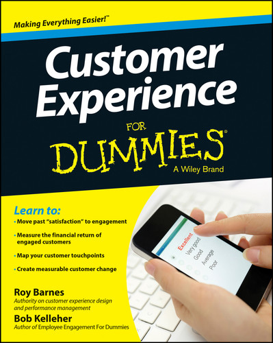 Customer Experience For Dummies book cover by Roy Barnes, Bob Kelleher