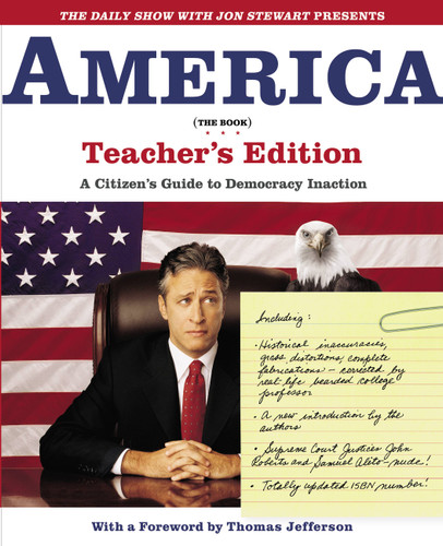 THE DAILY SHOW WITH JON STEWART PRESENTS AMERICA (THE BOOK): A Citizen's Guide to Democracy Inaction book cover by The Writers of The Daily Show, Jon Stewart