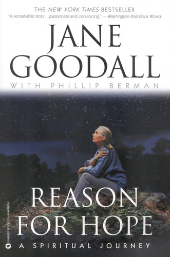 Reason for Hope: A Spiritual Journey book cover by Phillip Berman, Jane Goodall