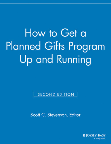 How to Get a Planned Gifts Program Up and Running (The Major Gifts Report) book cover by 