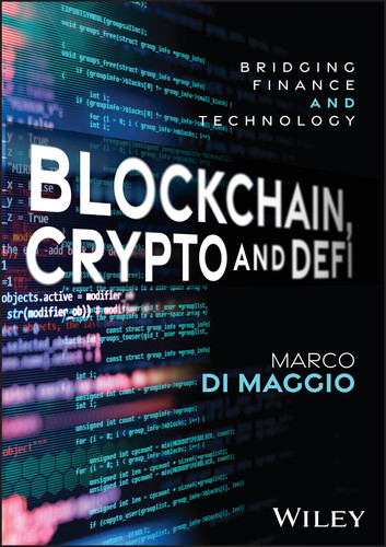 Blockchain, Crypto and DeFi: Bridging Finance and Technology book cover by Marco Di Maggio