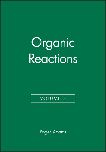 Organic Reactions, Volume 8 (Organic Reactions) book cover by 