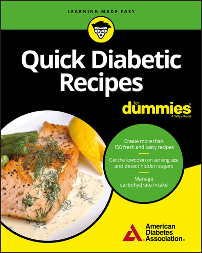 Quick Diabetic Recipes For Dummies book cover by American Diabetes Association