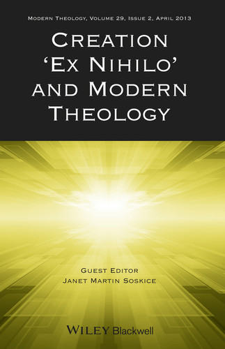 Creation "Ex Nihilo" and Modern Theology (Directions in Modern Theology) book cover by 
