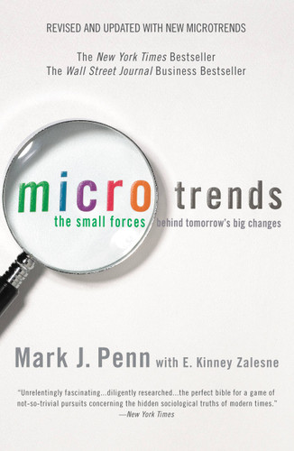 Microtrends: The Small Forces Behind Tomorrow's Big Changes book cover by Mark Penn