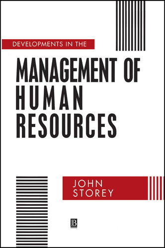 Developments in the Management of Human Resources: An Analytical Review book cover by John Storey