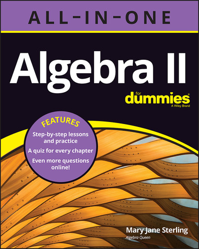 Algebra II All-in-One For Dummies book cover by Mary Jane Sterling