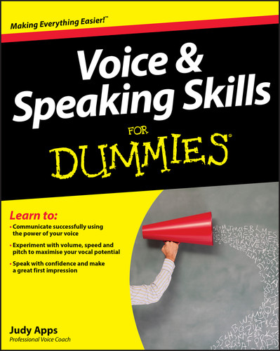 Voice and Speaking Skills For Dummies book cover by Judy Apps