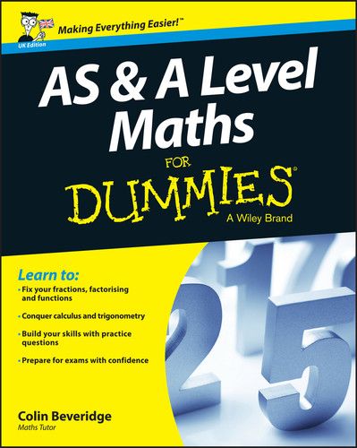 AS and A Level Maths For Dummies book cover by Colin Beveridge