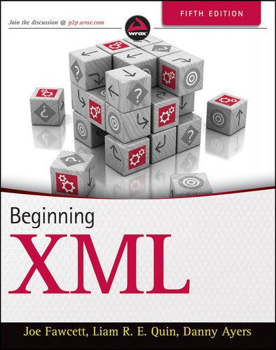 Beginning XML book cover by Joe Fawcett, Danny Ayers, Liam R. E. Quin