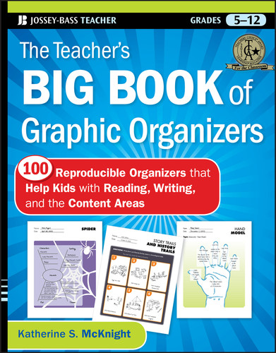 The Teacher's Big Book of Graphic Organizers: 100 Reproducible Organizers that Help Kids with Reading, Writing, and the Content Areas book cover by Katherine S. McKnight