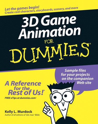 3D Game Animation For Dummies book cover by Kelly L. Murdock