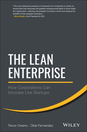 The Lean Enterprise: How Corporations Can Innovate Like Startups book cover by Trevor Owens, Obie Fernandez