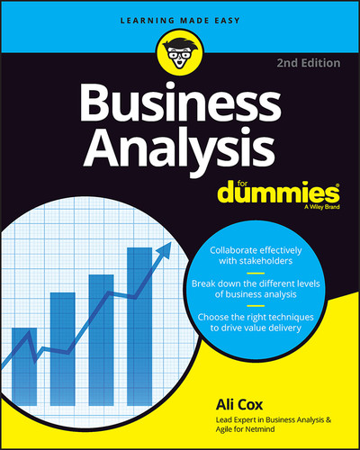 Business Analysis For Dummies book cover by Alison Cox