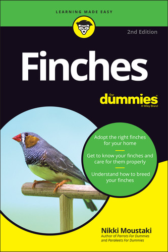 Finches For Dummies book cover by Nikki Moustaki