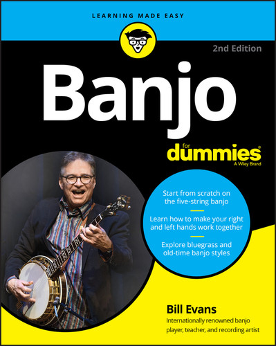 Banjo For Dummies: Book + Online Video and Audio Instruction book cover by Bill Evans