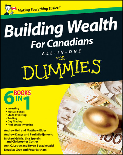Building Wealth All-in-One For Canadians For Dummies book cover by Bryan Borzykowski, Andrew Bell, Matthew Elder, Andrew Dagys, Paul Mladjenovic, Michael Griffis, Lita Epstein, Stephanie Bedard-Chateauneuf, Ann C. Logue, Douglas Gray, Peter Mitham