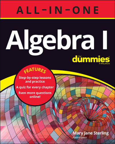 Algebra I All-in-One For Dummies book cover by Mary Jane Sterling