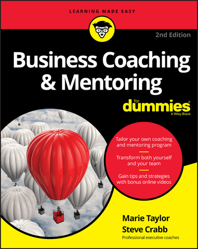 Business Coaching & Mentoring For Dummies book cover by Marie Taylor, Steve Crabb