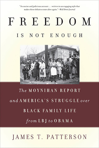 Freedom Is Not Enough: The Moynihan Report and America's Struggle over Black Family Life -- from LBJ to Obama book cover by James T. Patterson