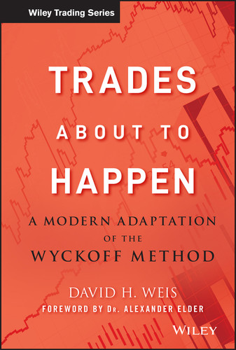 Trades About to Happen: A Modern Adaptation of the Wyckoff Method (Wiley Trading) book cover by David H. Weis