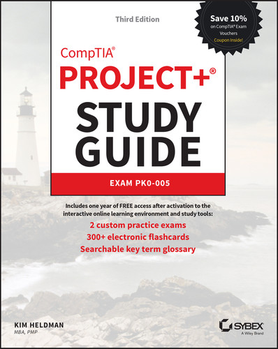 CompTIA Project+ Study Guide: Exam PK0-005 (Sybex Study Guide) book cover by Kim Heldman