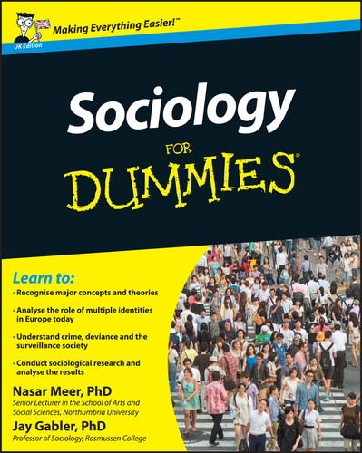 Sociology For Dummies, UK Edition book cover by Nasar Meer, Jay Gabler
