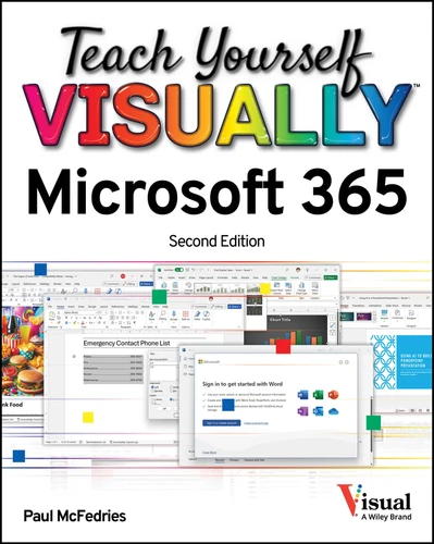 Teach Yourself VISUALLY Microsoft 365 book cover by Paul McFedries