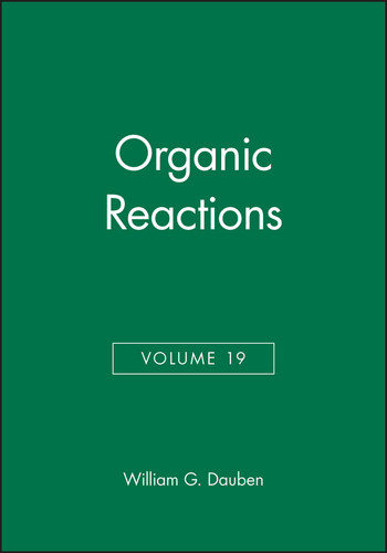 Organic Reactions, Volume 19 (Organic Reactions) book cover by 