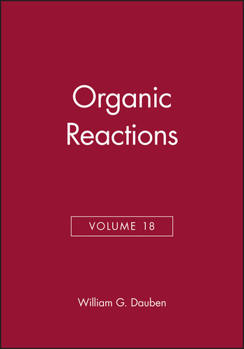 Organic Reactions, Volume 18 (Organic Reactions) book cover by 
