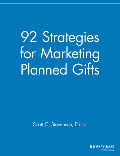 92 Strategies for Marketing Planned Gifts (The Major Gifts Report) book cover by 