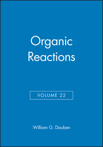 Organic Reactions, Volume 22 (Organic Reactions) book cover by 