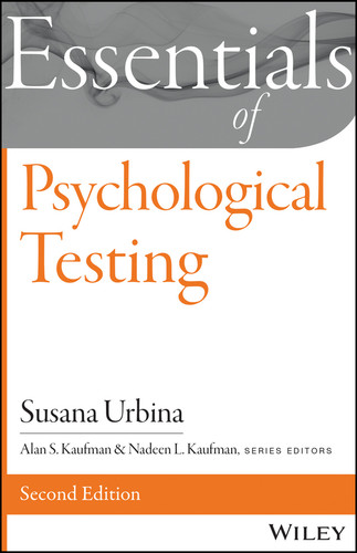 Essentials of Psychological Testing (Essentials of Behavioral Science) book cover by Susana Urbina