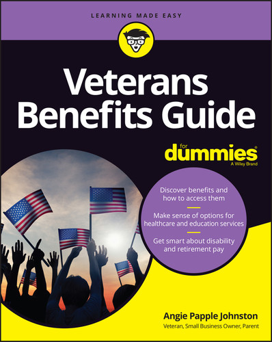 Veterans Benefits Guide For Dummies book cover by Angie Papple Johnston