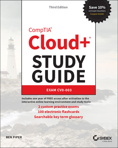 CompTIA Cloud+ Study Guide: Exam CV0-003 (Sybex Study Guide) book cover by Ben Piper