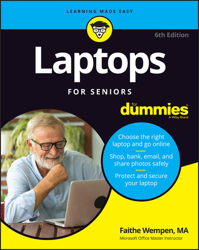 Laptops For Seniors For Dummies book cover by Faithe Wempen