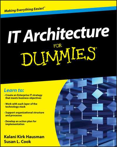 IT Architecture For Dummies book cover by Kalani Kirk Hausman, Susan L. Cook